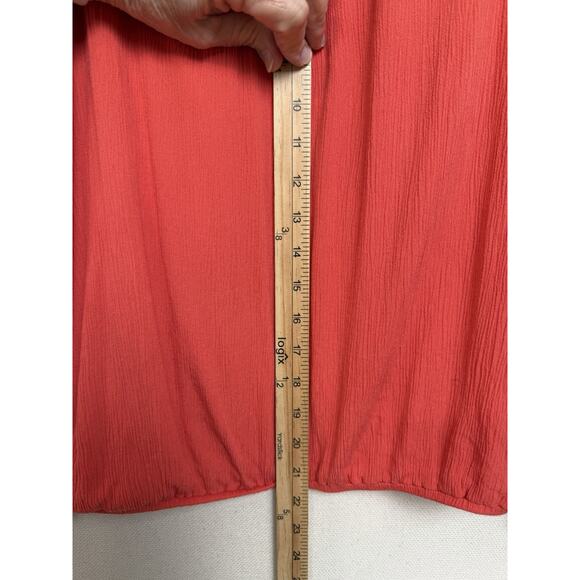 SOFT SURROUNDINGS Top Blouse Sz M Gauze Embroidered Boho Elastic Waist Pullover - Picture 12 of 12